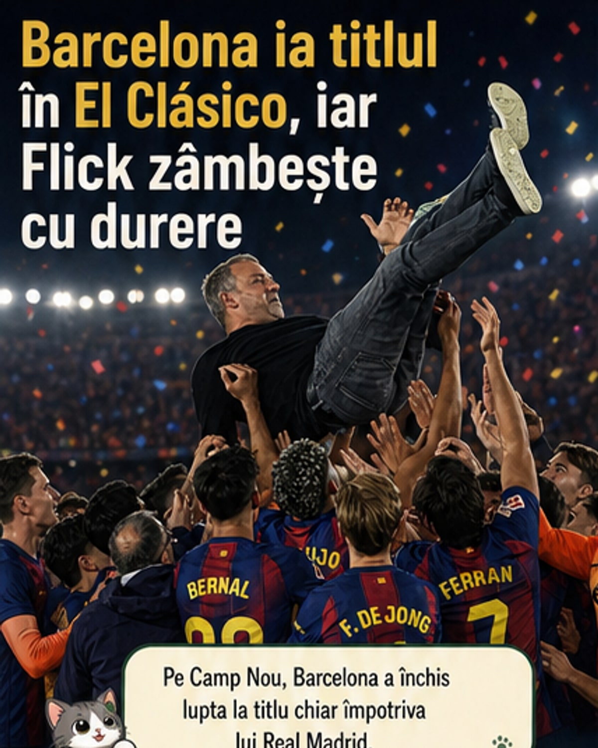 Barcelona campioană în El Clásico