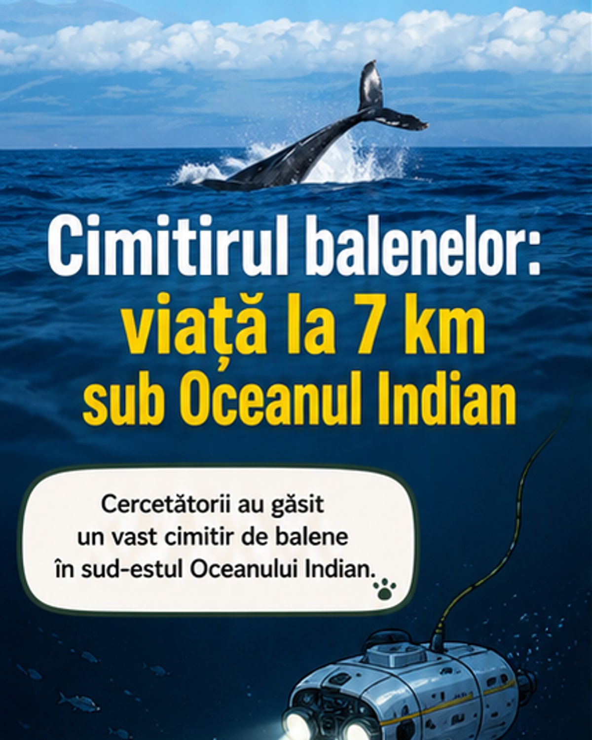 Unde dispar balenele moarte?