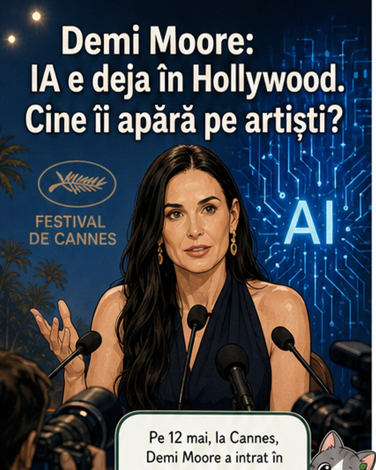 Demi Moore: IA e aici, nu o putem opri