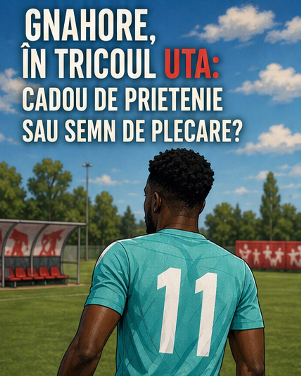 Gnahore în tricoul UTA Arad