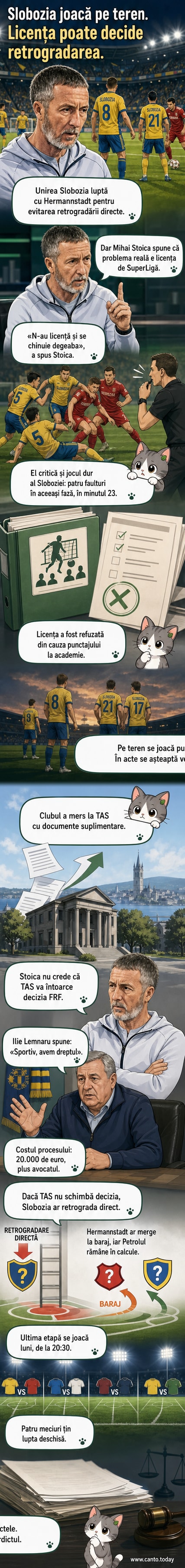 Un jucător al Unirii Slobozia alergă pe teren în timpul unui meci, cu fundalul unui stadion plin.