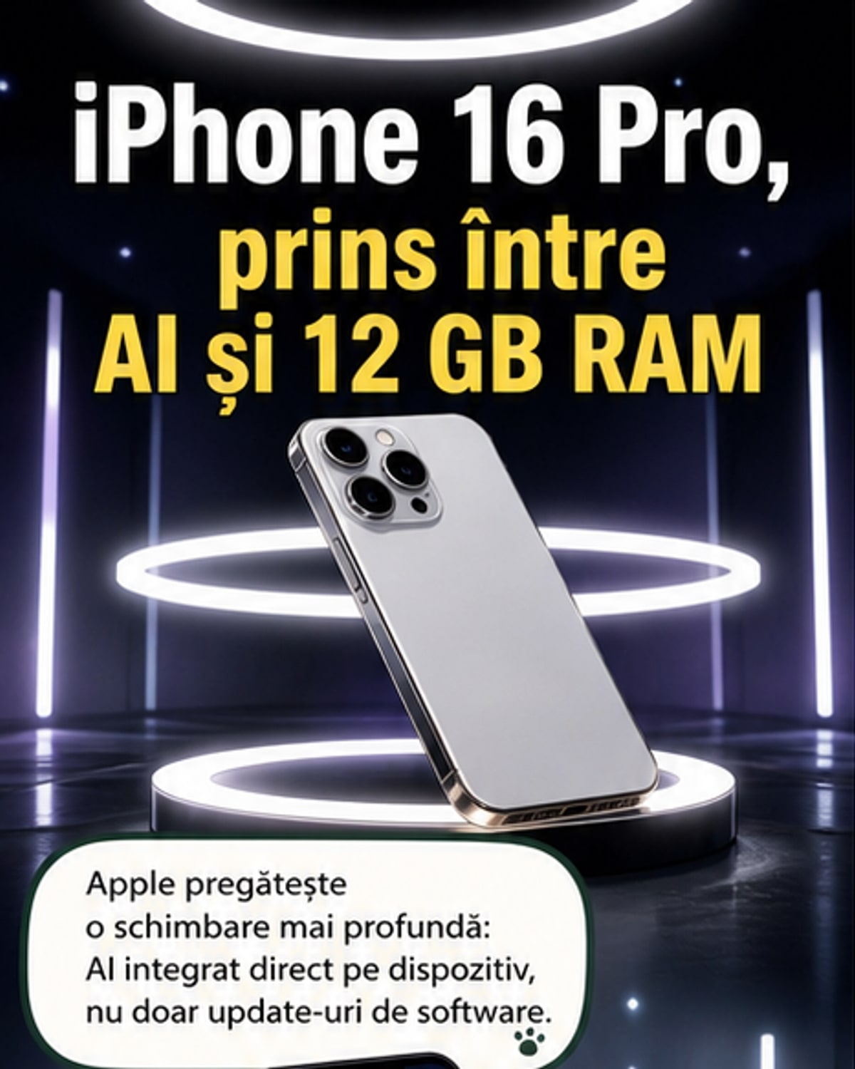 iPhone 16 Pro nu mai e suficient de puternic