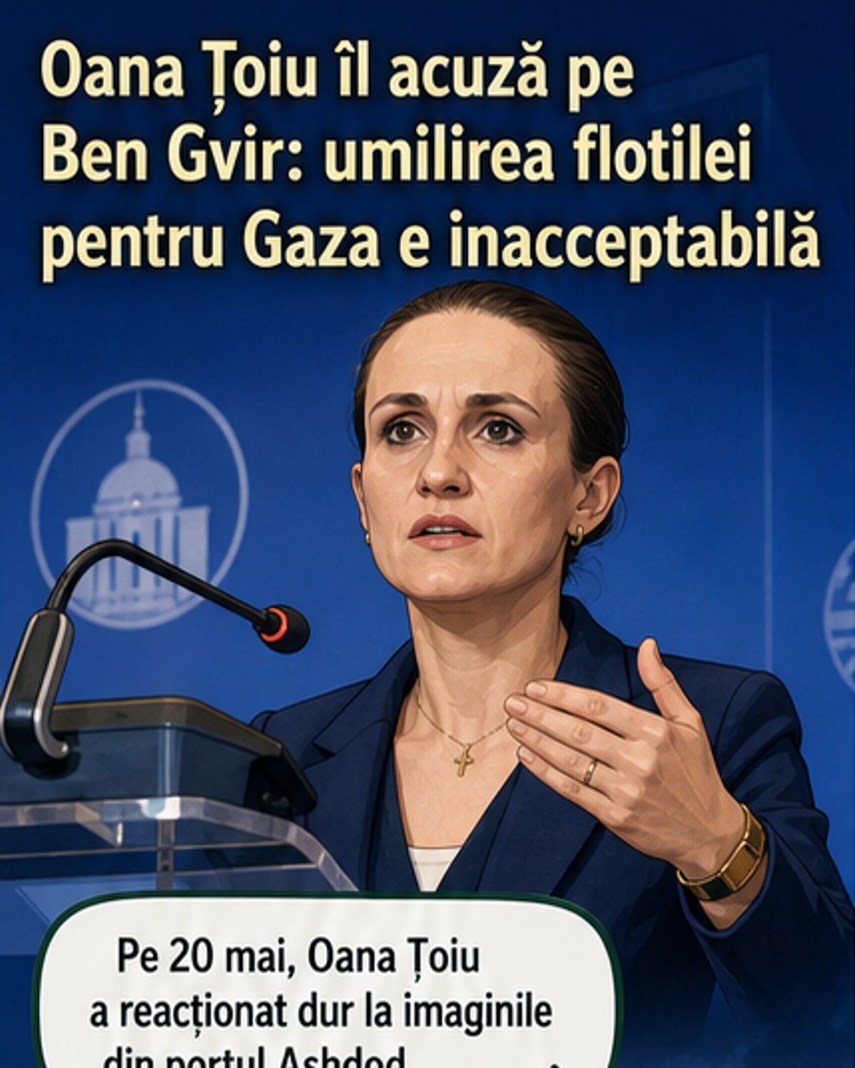 Ministrul român critică tratamentul activiștilor din Gaza