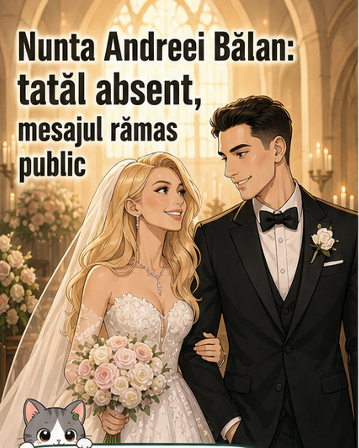 Tatăl Andreei Bălan, mesaj emoționant după nuntă