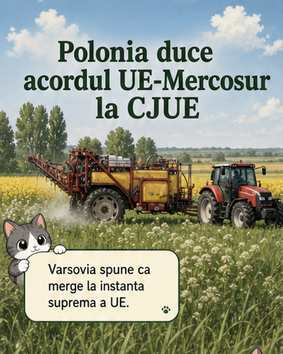 Polonia atacă acordul Mercosur la CJUE