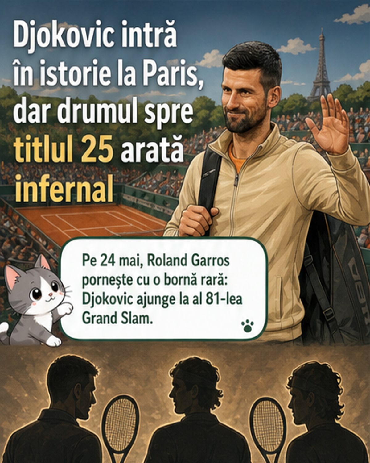 Djokovic scrie istorie la Roland Garros