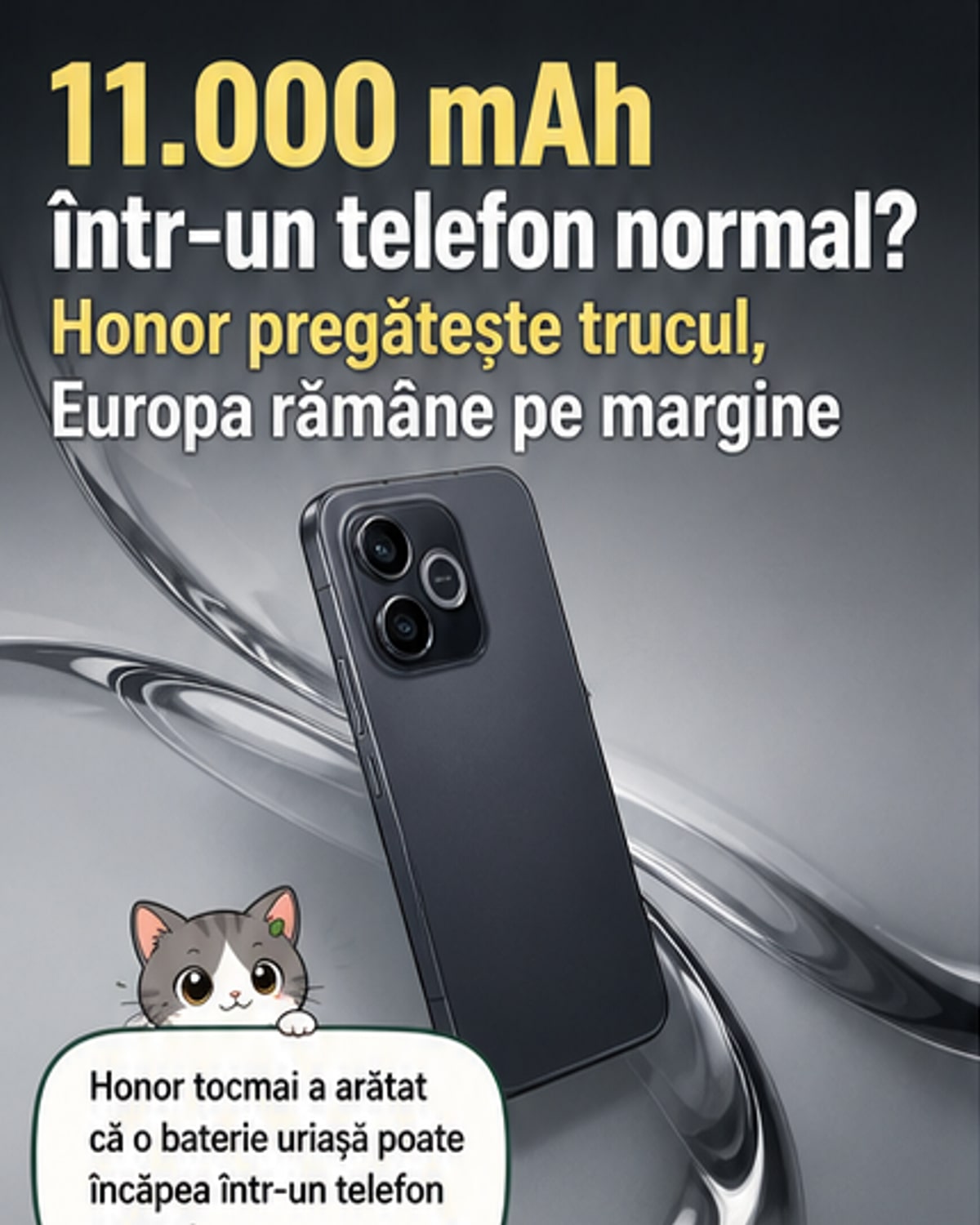 Primul smartphone cu baterie de 11.000 mAh