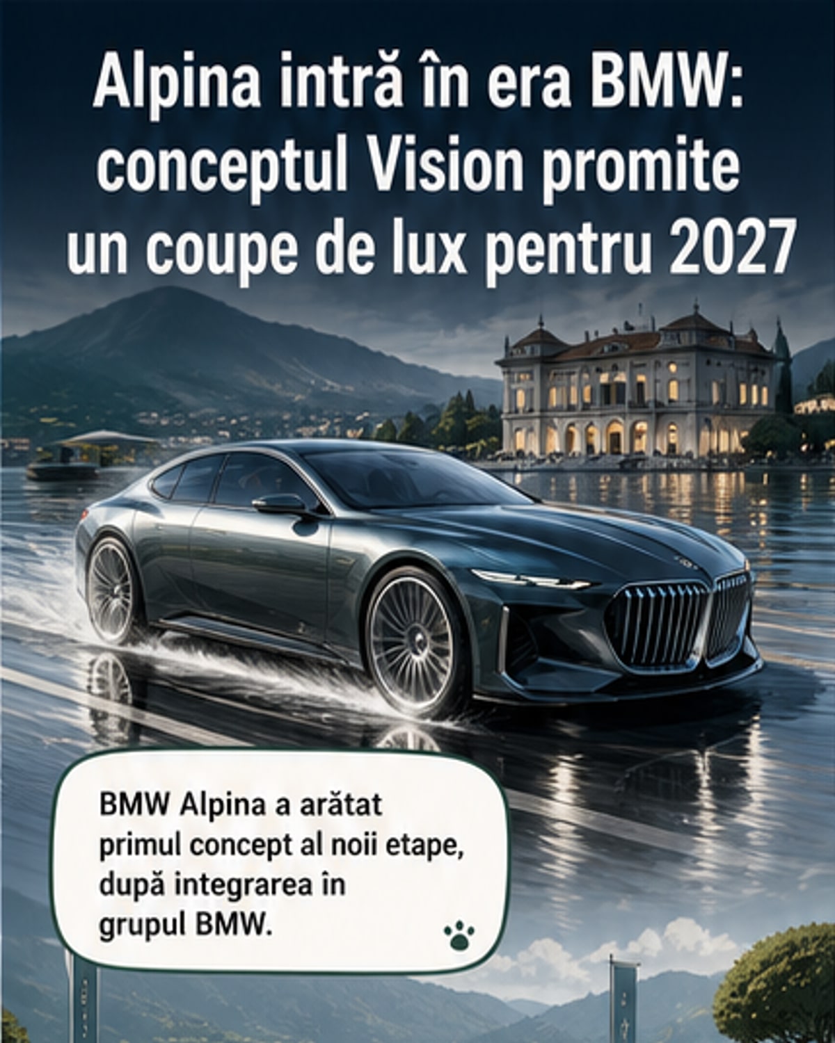 BMW Alpina dezvăluie primul său concept din noua eră