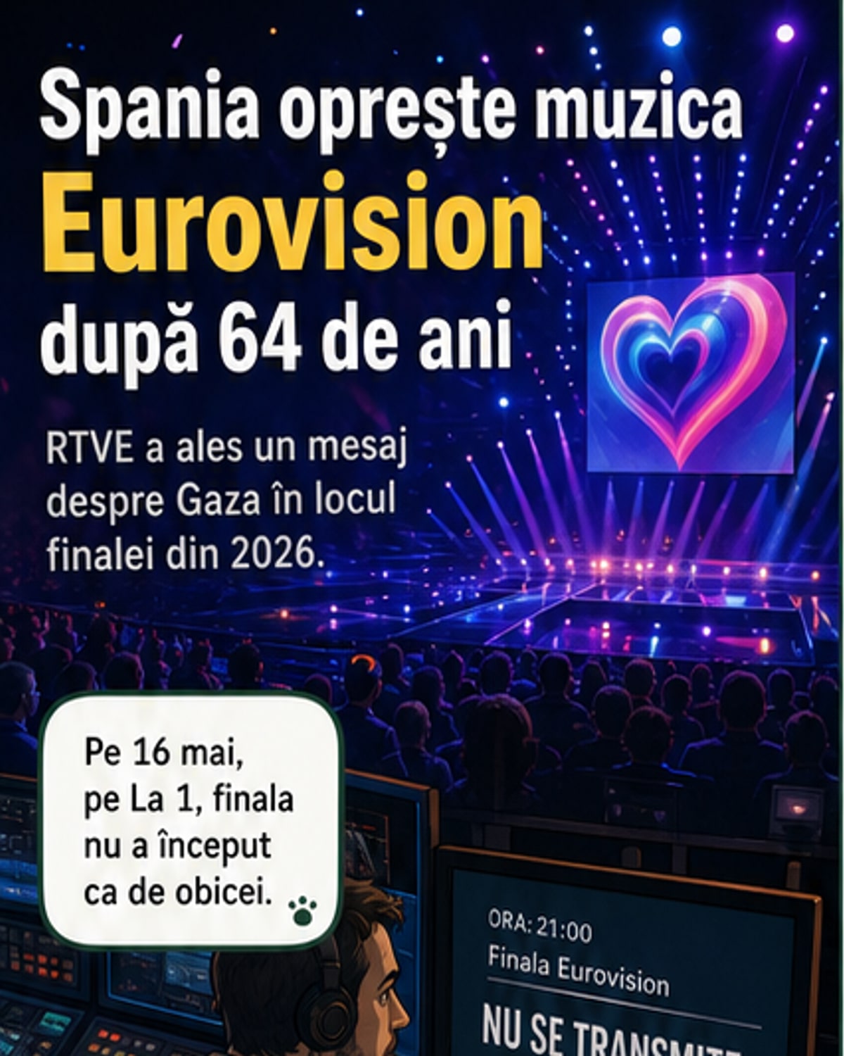 Spania boicotează Eurovision 2026