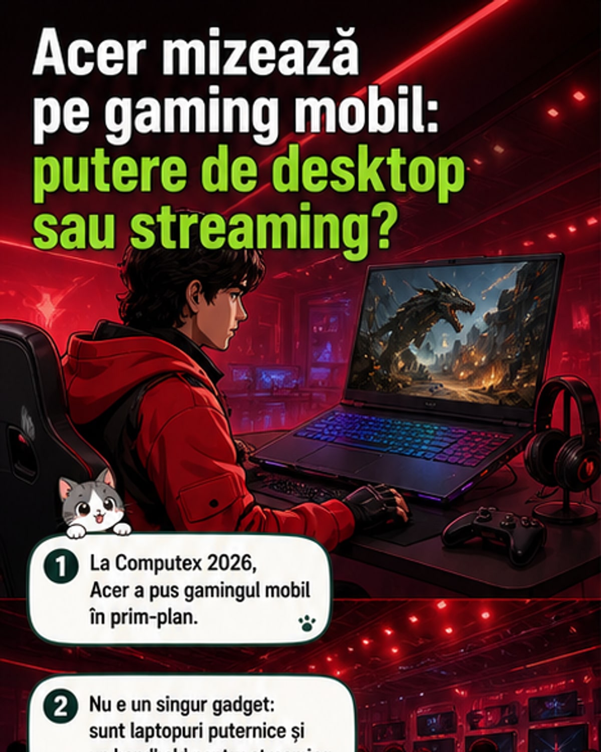 Acer lansează laptopul Helios 18 AI