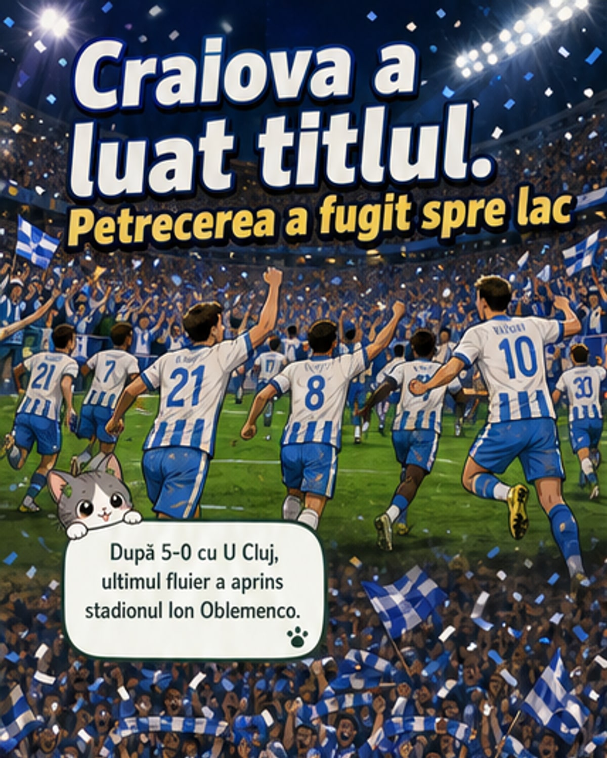 Craiova campioană după 35 de ani