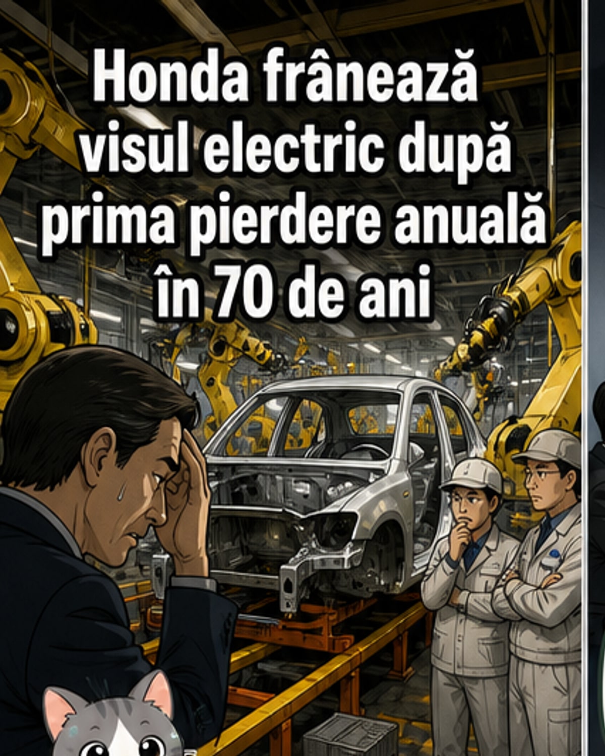 Honda, prima pierdere anuală din 70 de ani