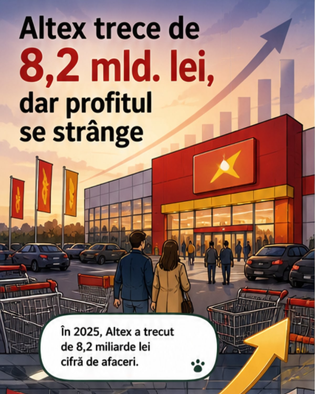 Altex, 8,2 mld lei în 2025
