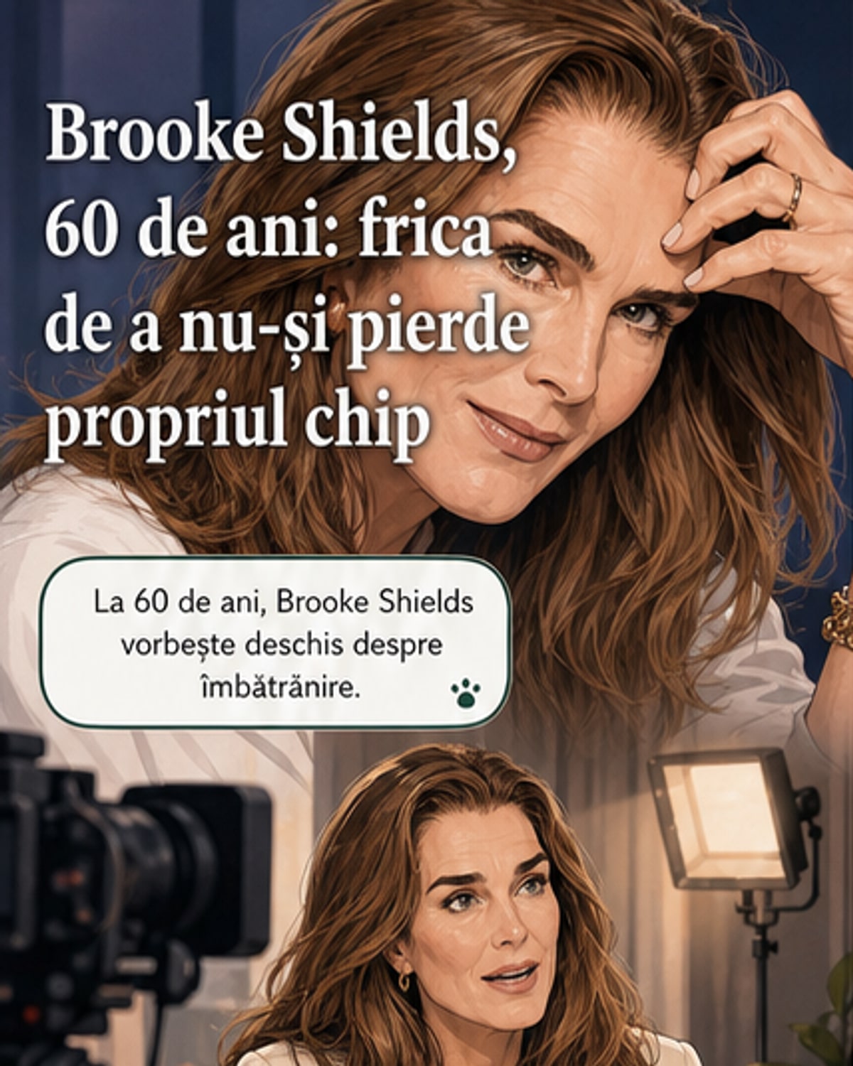 Brooke Shields, la 60 de ani, despre frumusețe