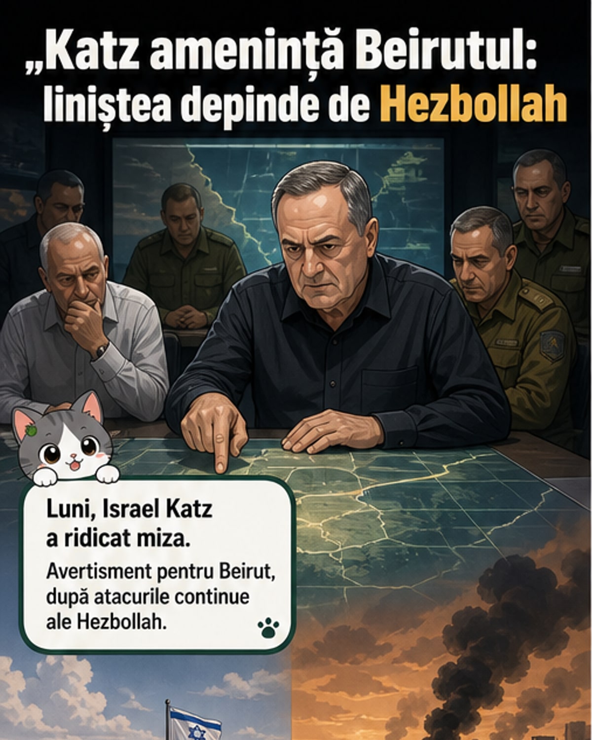 Israel amenință cu ofensiva în sudul Libanului
