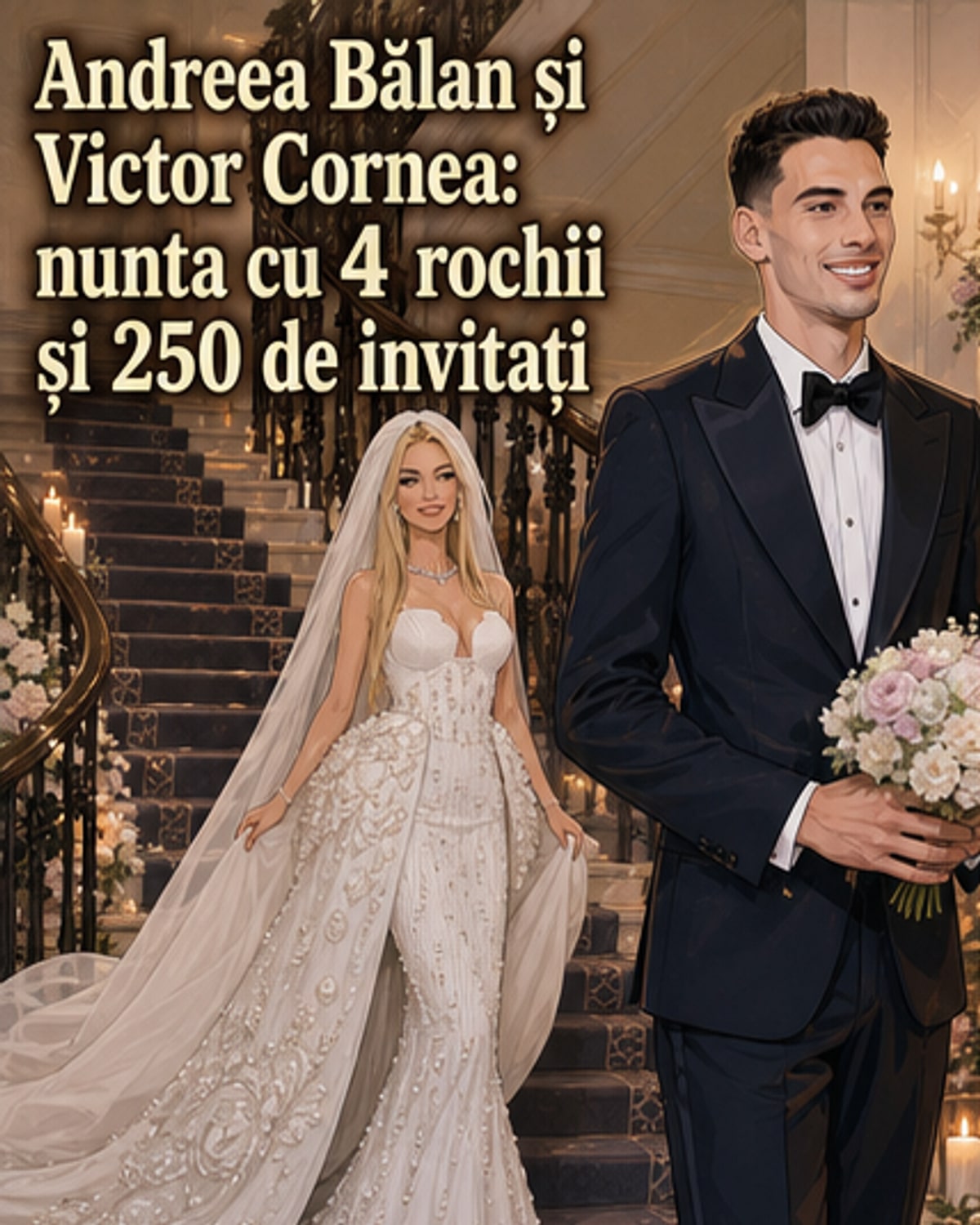 Andreea Bălan s-a căsătorit religios