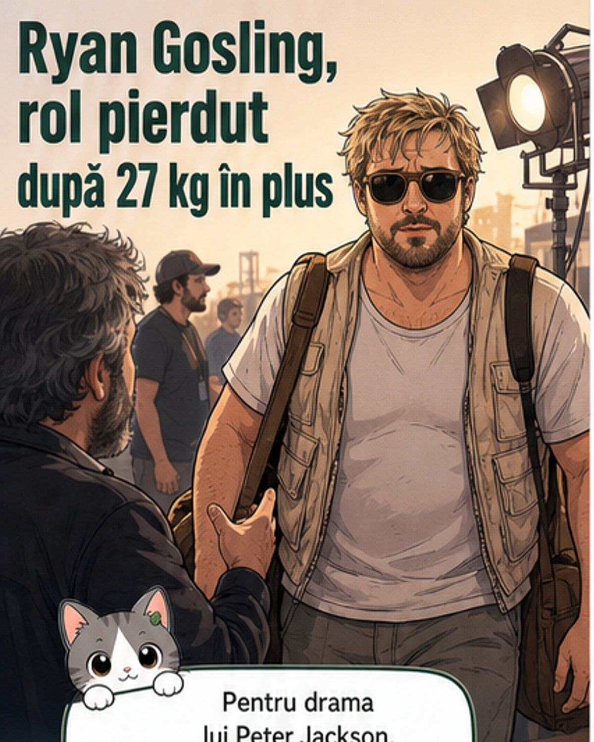 Ryan Gosling s-a îngrășat 27 kg pentru un rol. Apoi a fost concediat.