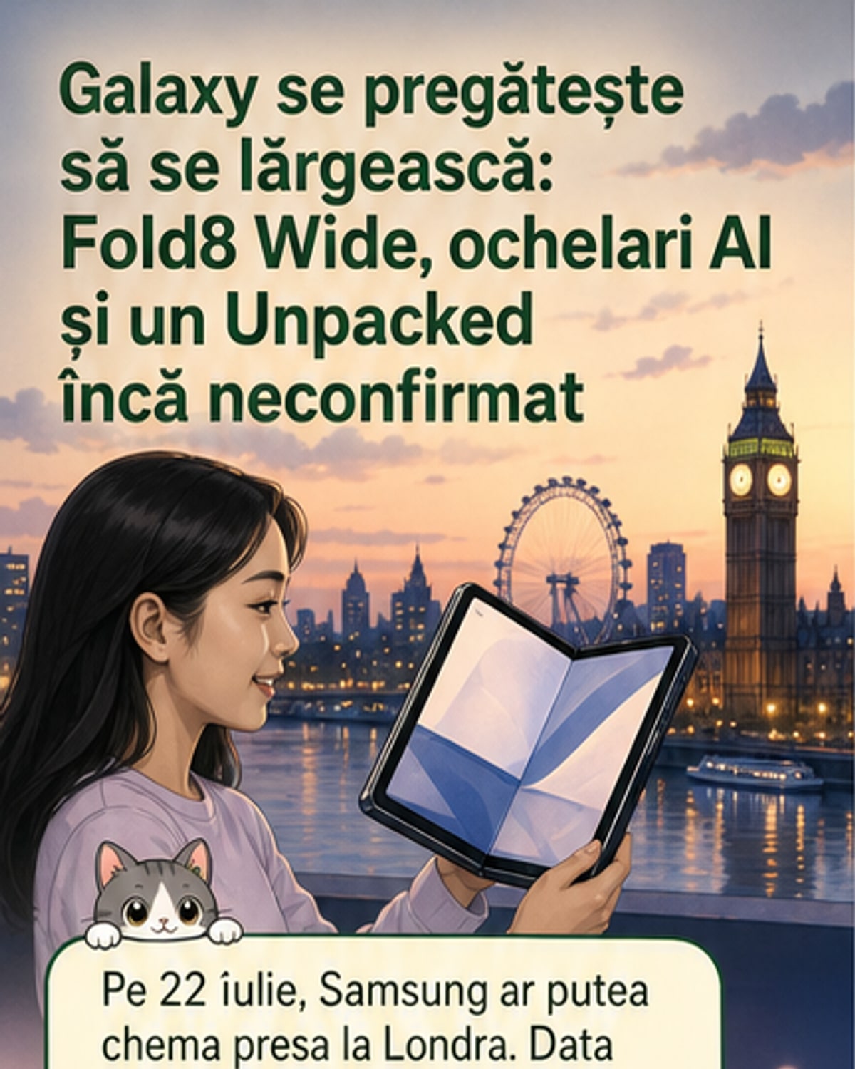 Samsung lansează noile pliabile și primii ochelari AI