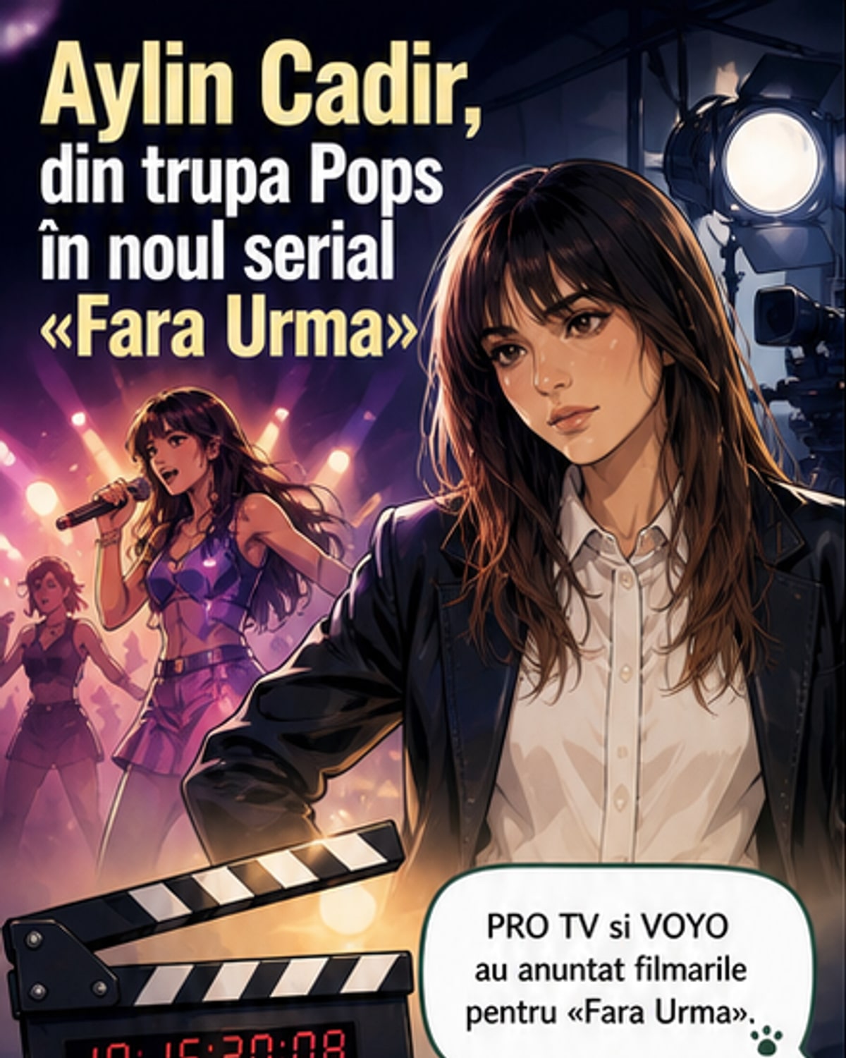 Aylin Cadîr revine într-un nou serial de acțiune