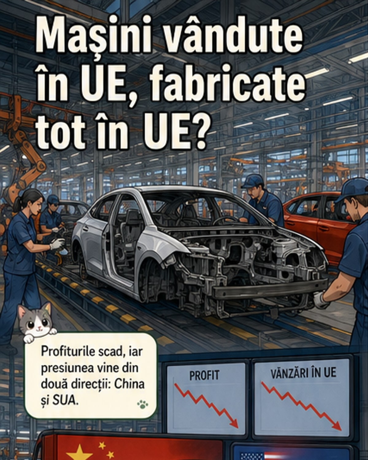 Protecționism auto în UE: 70% componente locale?
