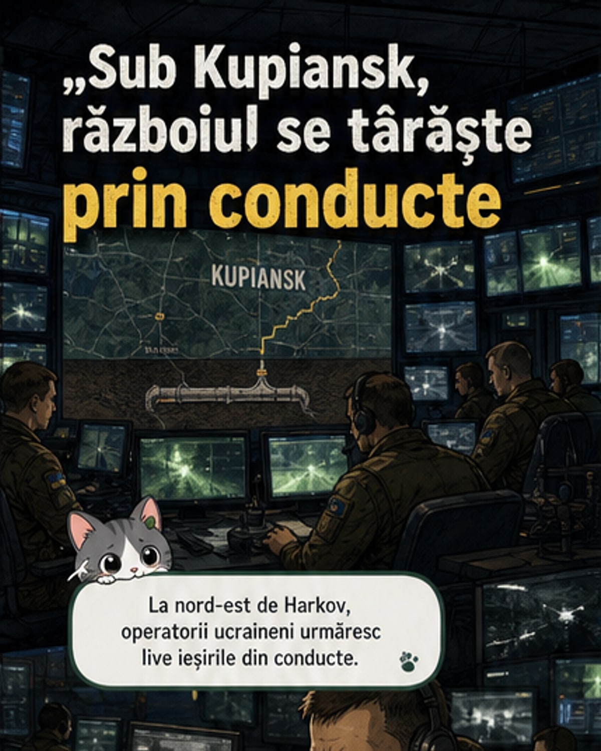 Bătălia subterană pentru Kupiansk