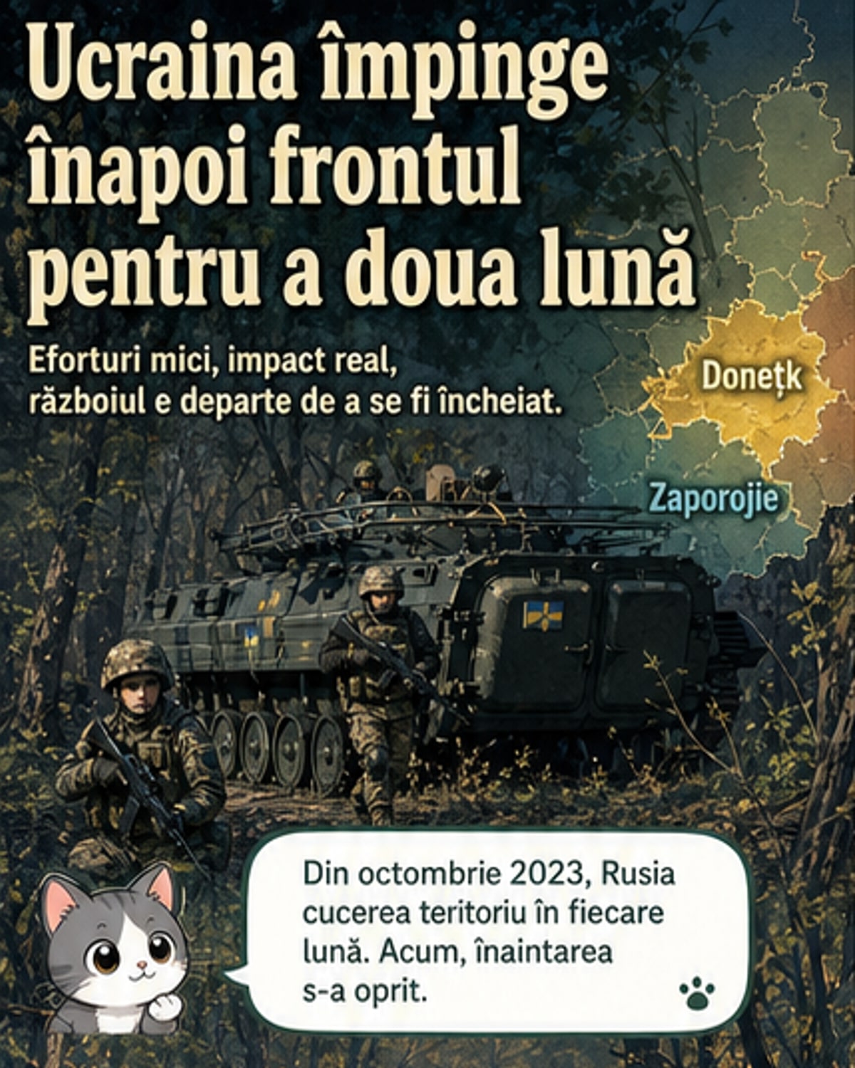 Ucraina recucerește teritoriile pierdute