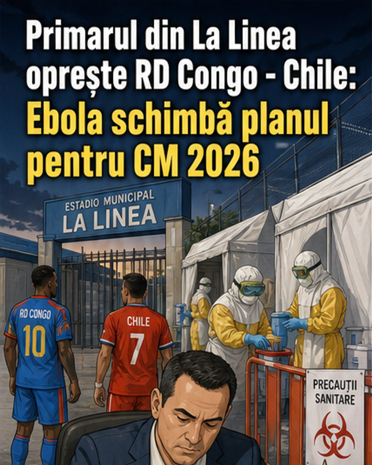 Amical anulat din cauza Ebola