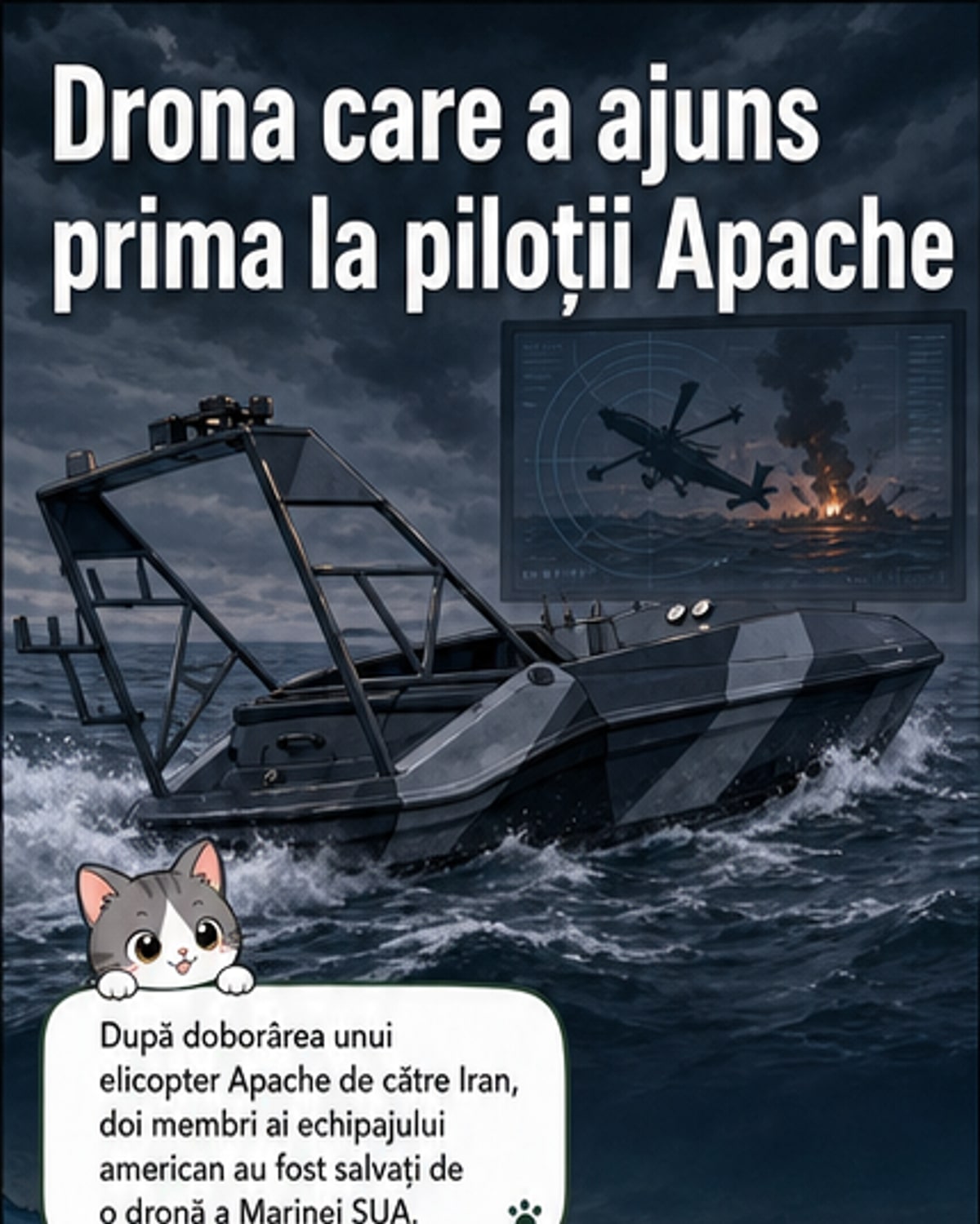 Cum au salvat dronele doi piloți în Iran