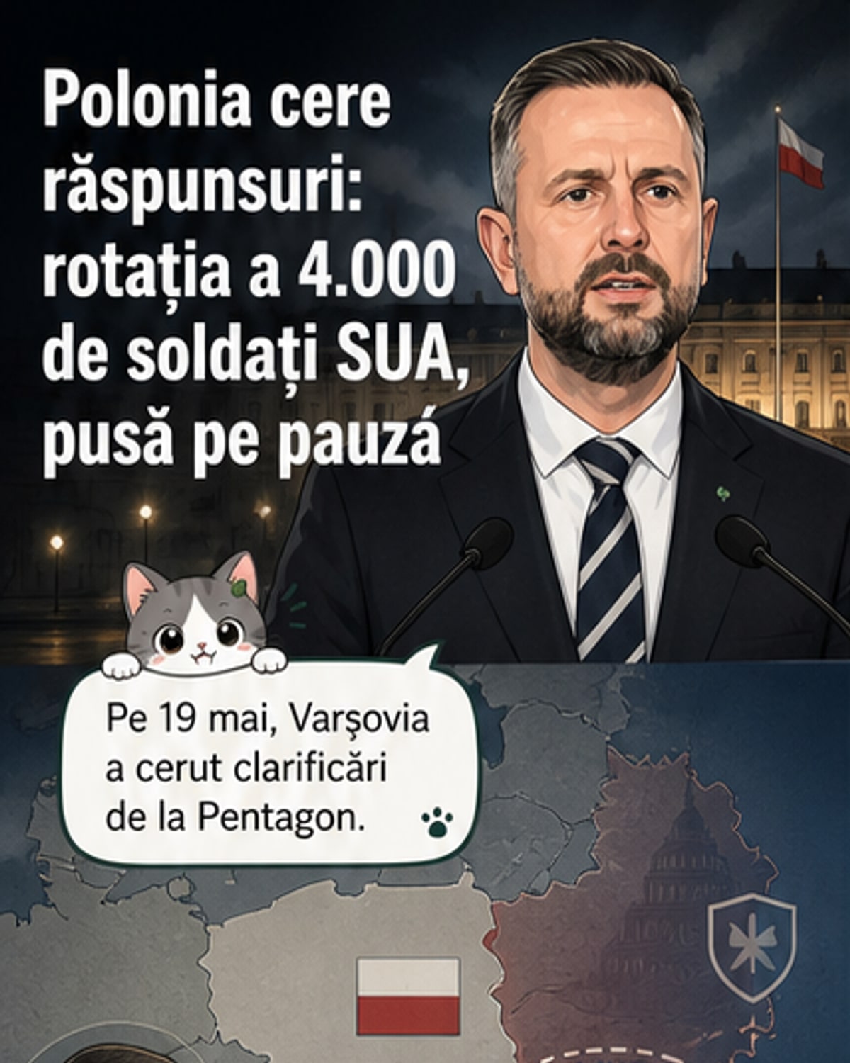 NU s-a decis reducerea trupelor SUA în Polonia