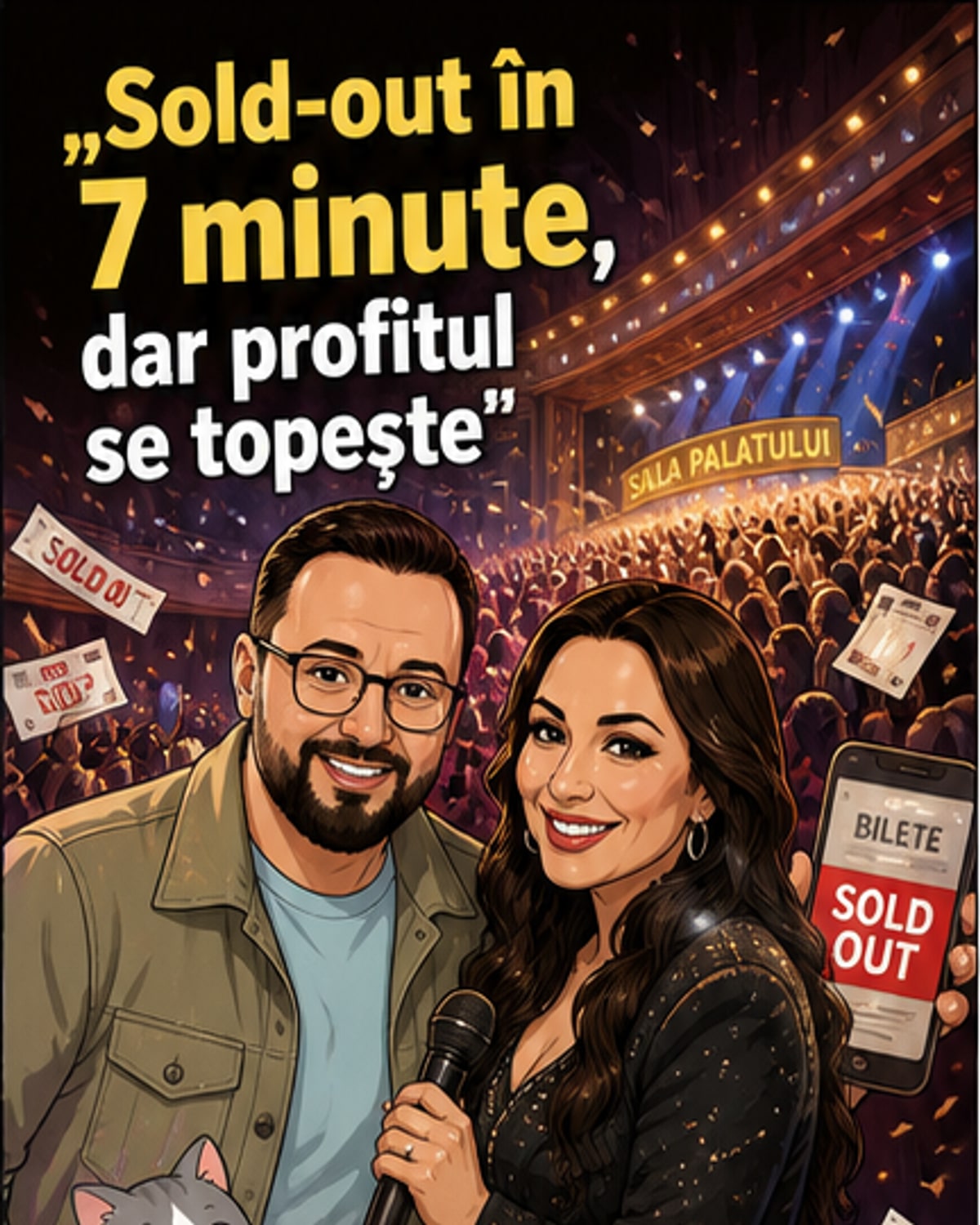 Concert sold-out, profit minim
