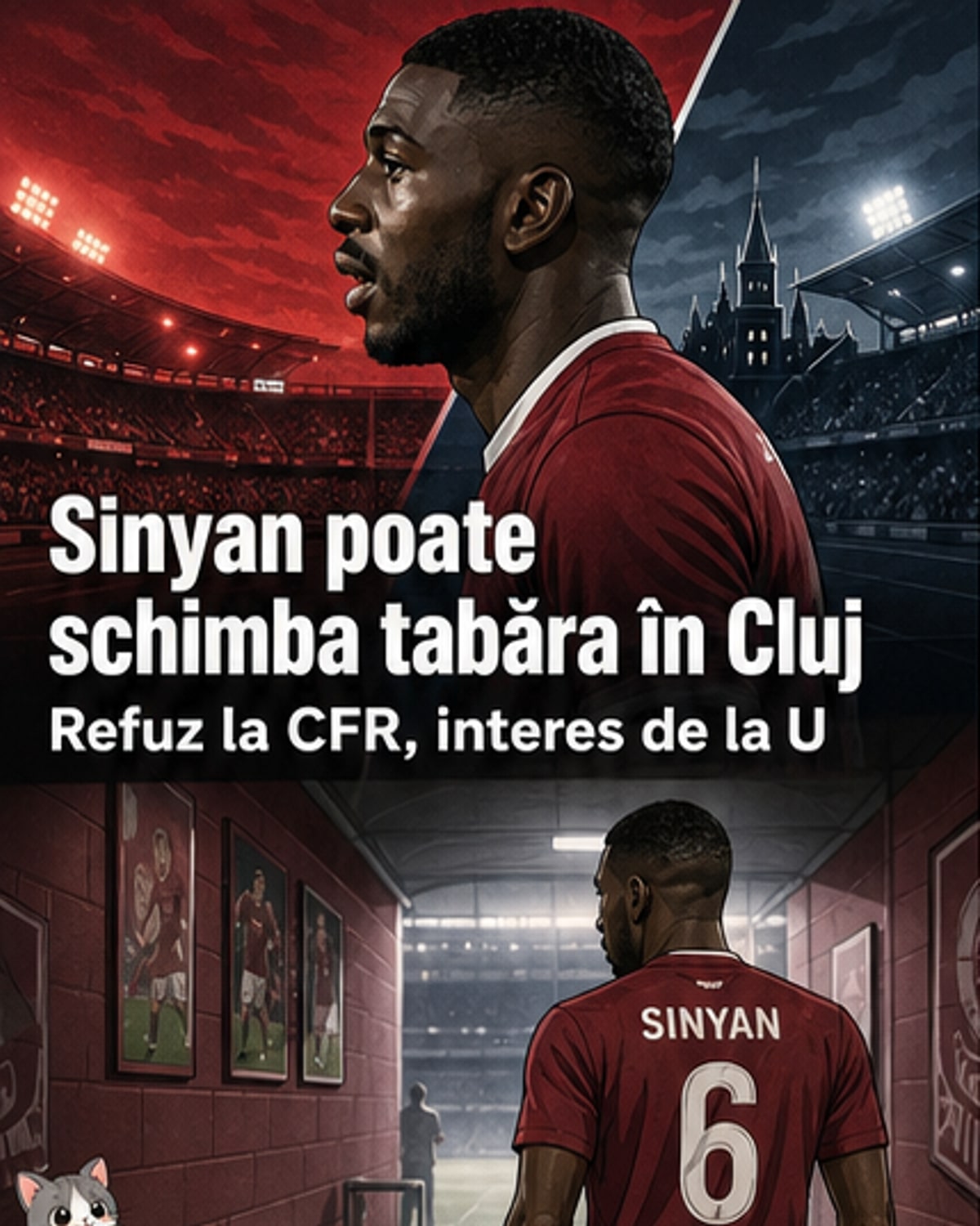 Transfer cu zero lei între rivalele din Cluj?