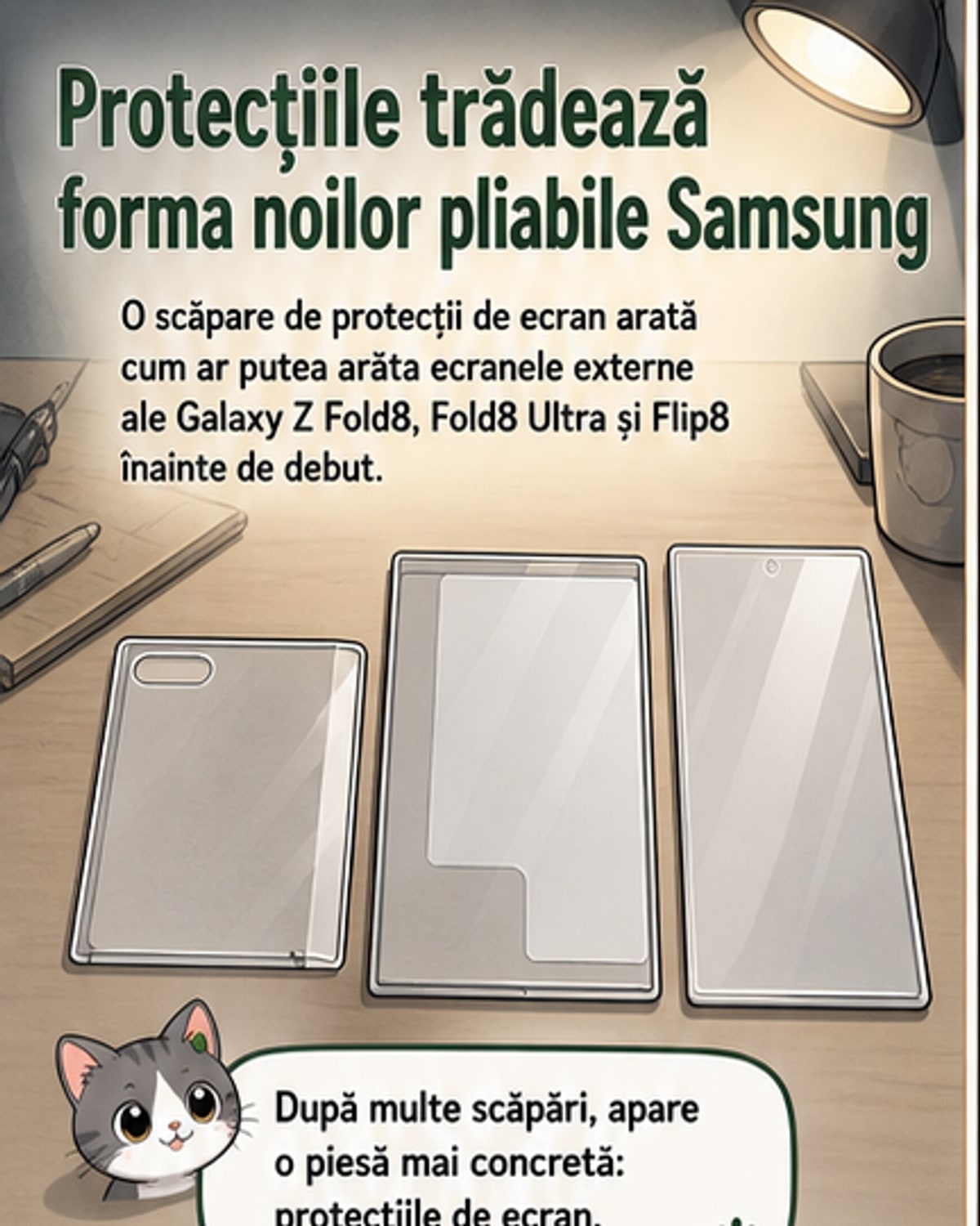 Noile pliabile Samsung, înainte de lansare