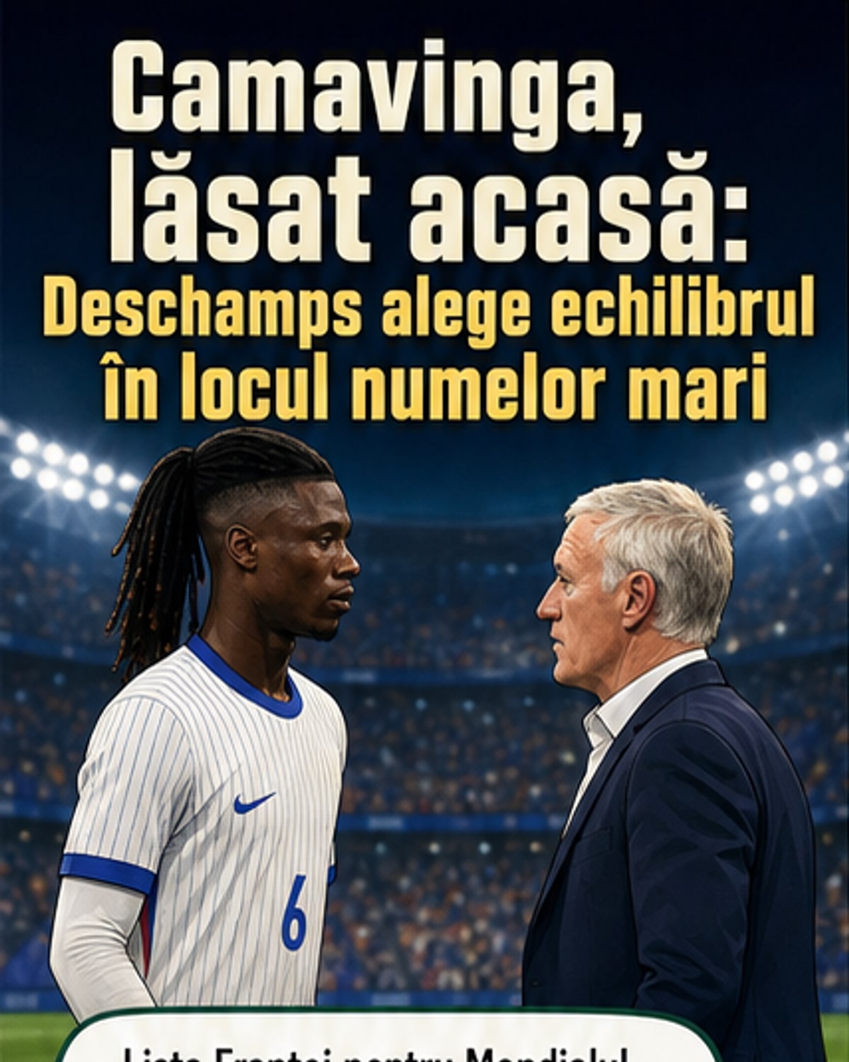 Deschamps a lăsat afară Camavinga