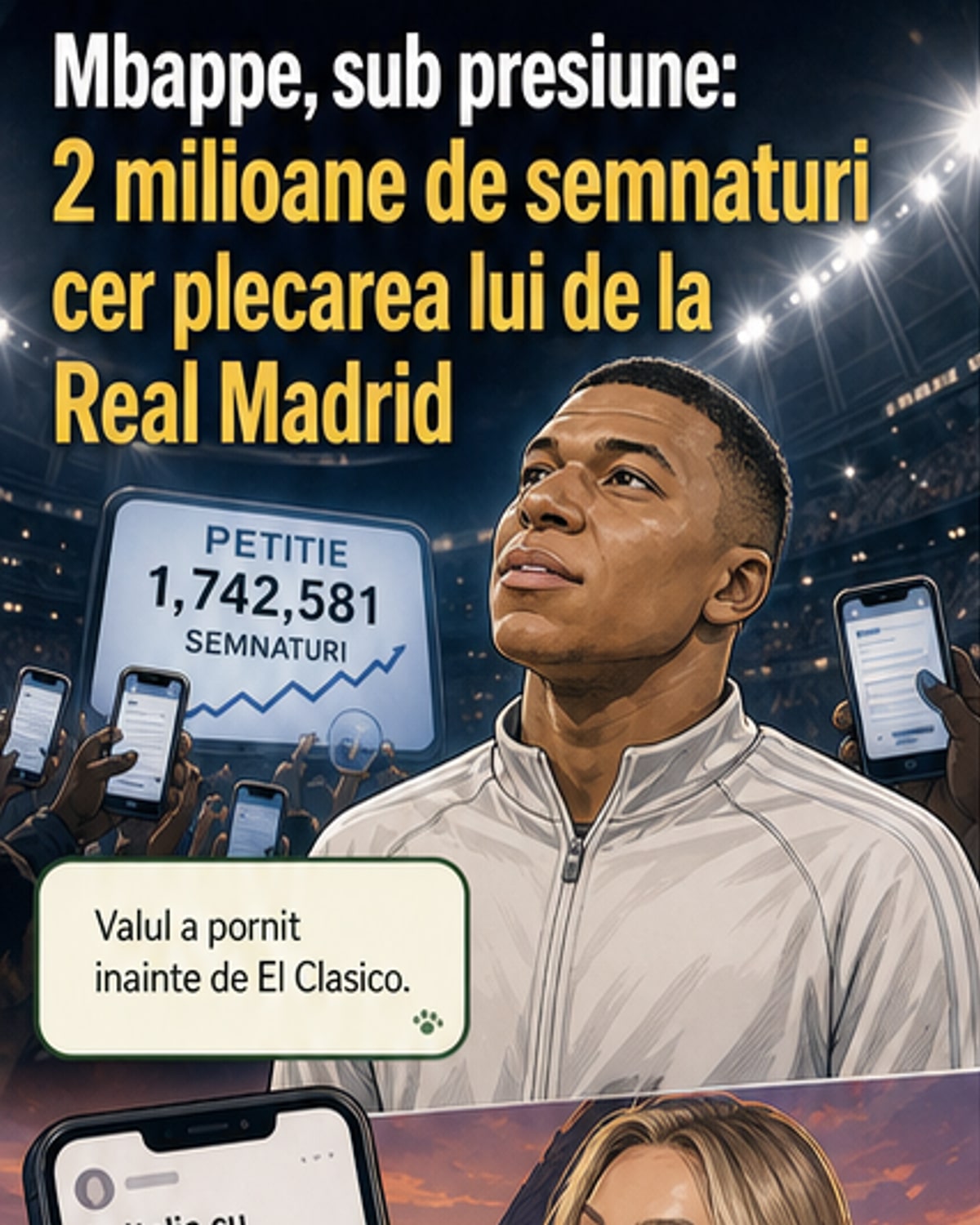 Petiție cu 2 milioane de semnături împotriva lui Mbappé