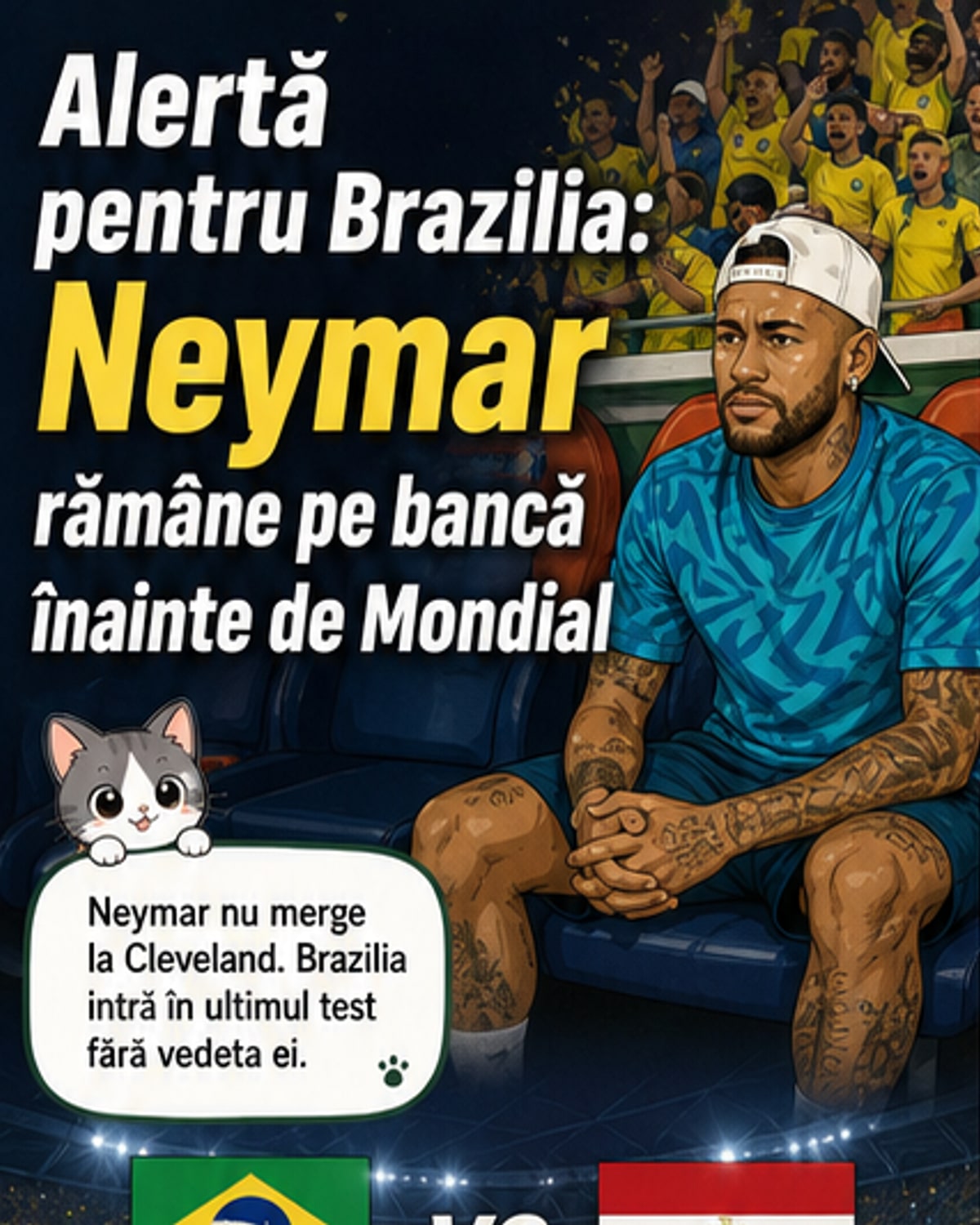 Neymar rămâne în New Jersey din cauza accidentării