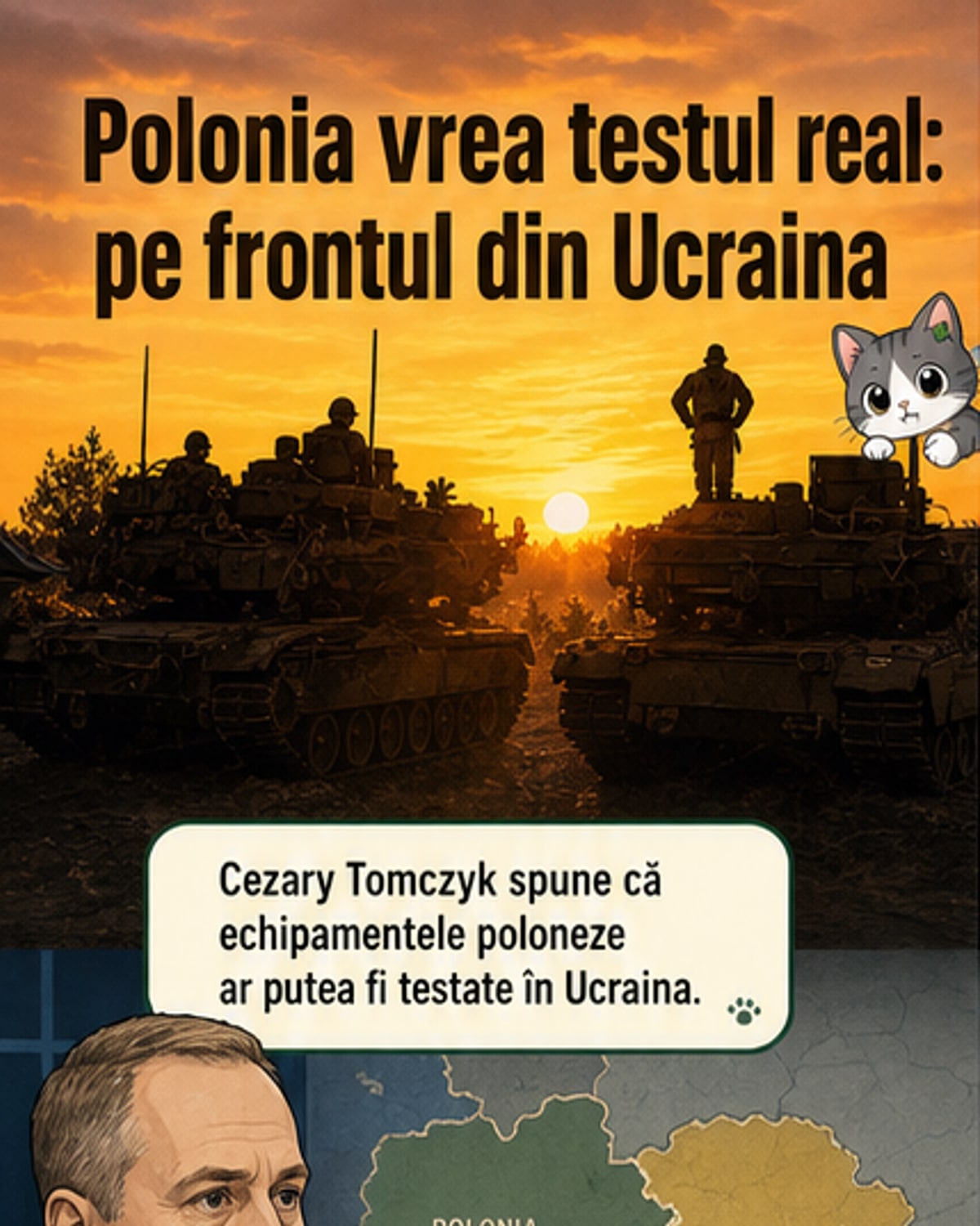 Polonia testează armele pe frontul din Ucraina