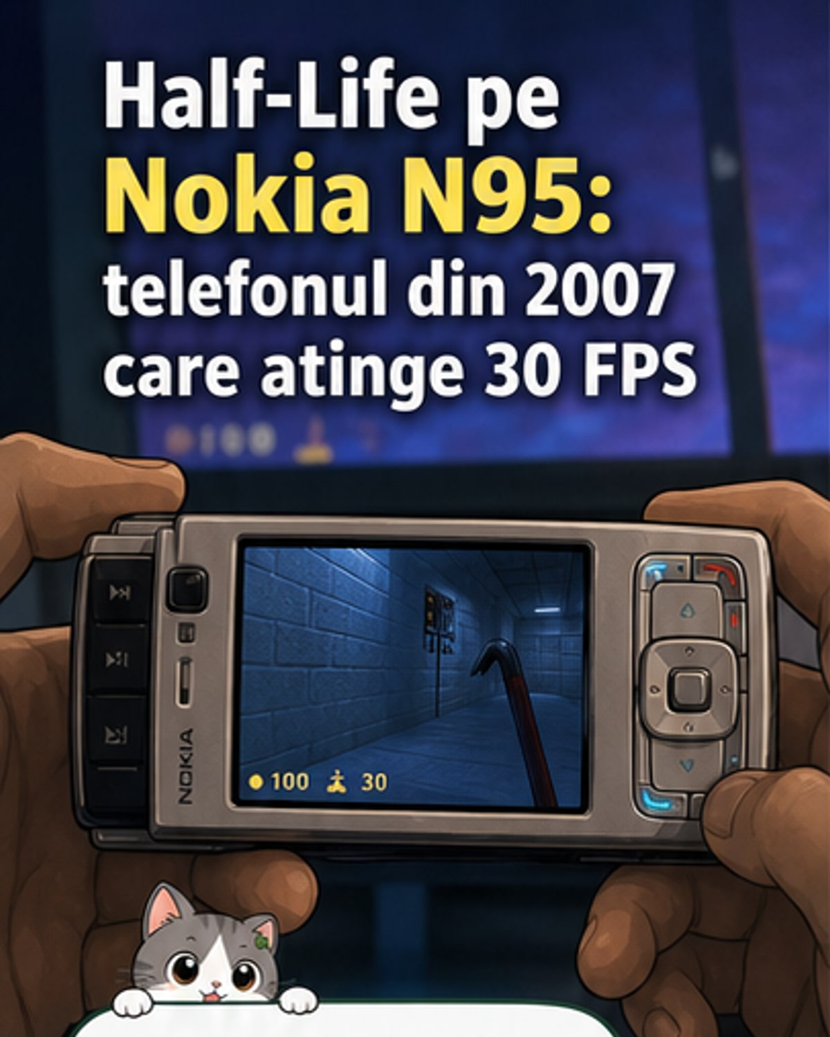 Half-Life pe un telefon din 2007