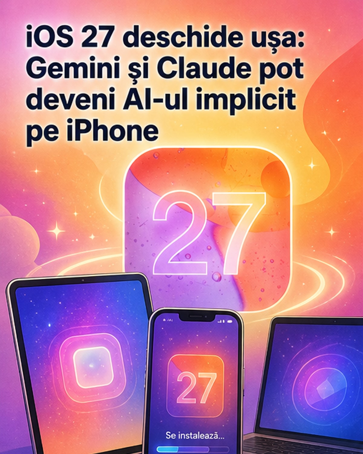 Apple deschide AI-ul din iOS 27