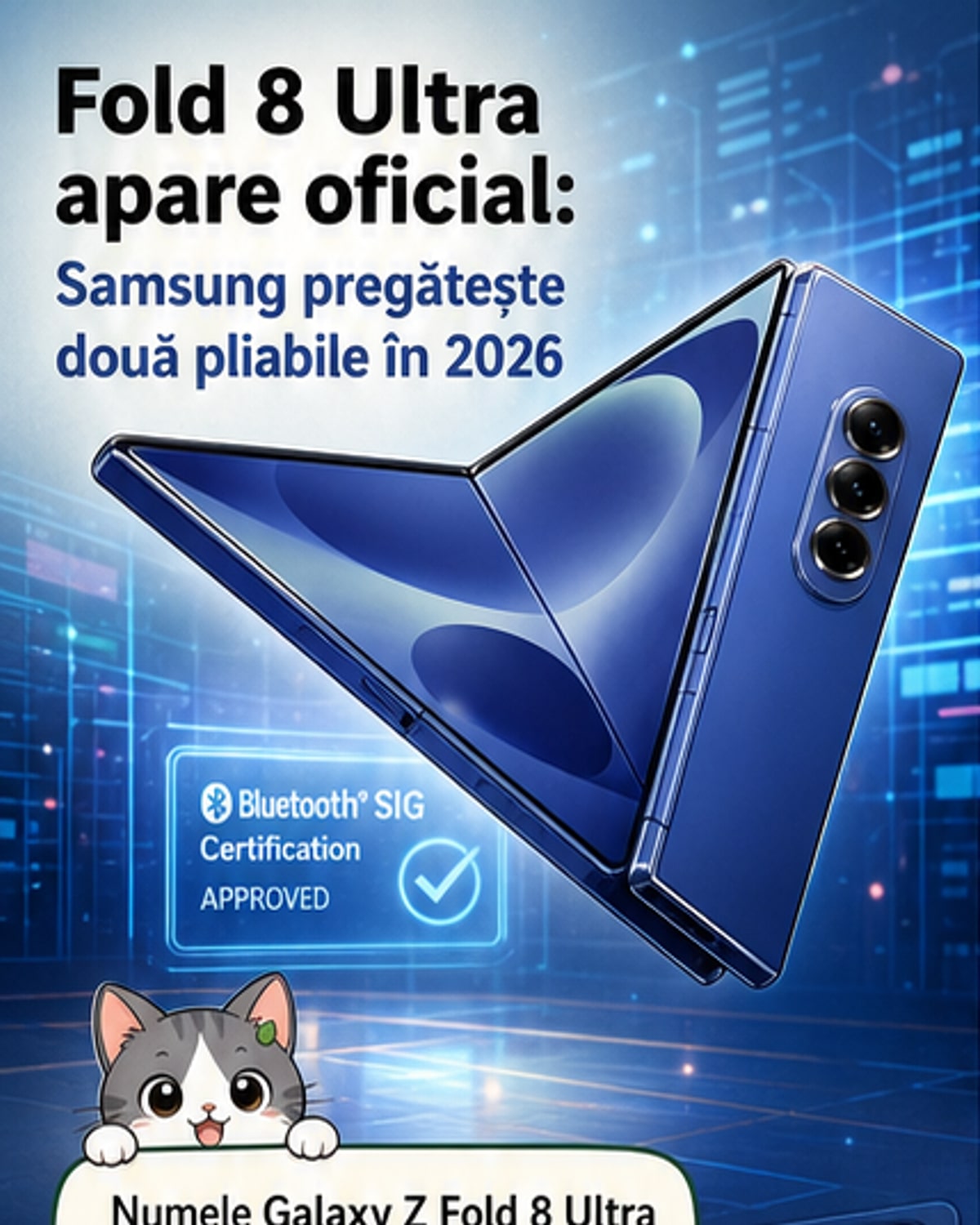 Galaxy Z Fold 8 Ultra confirmat oficial