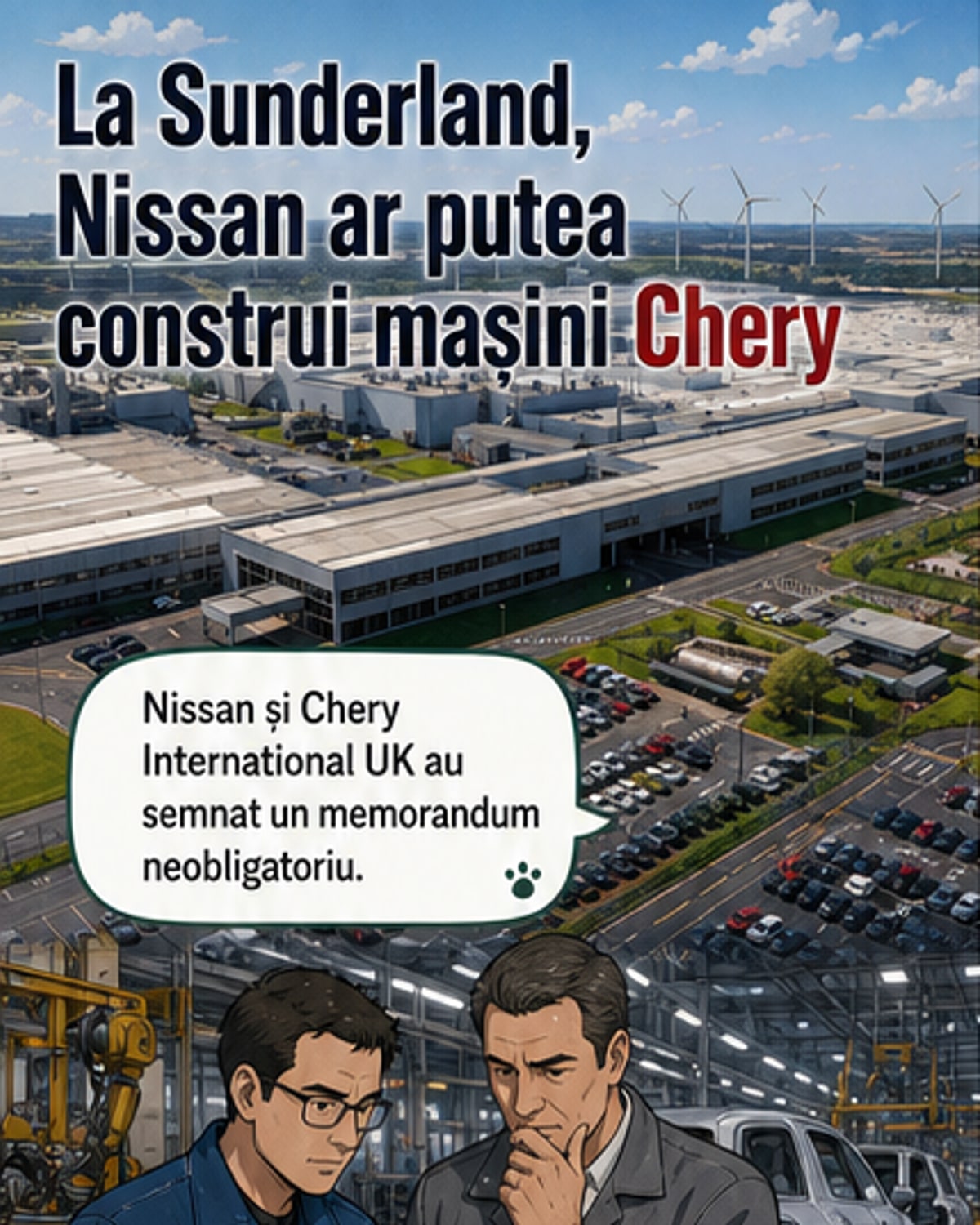 Nissan testează fabricarea mașinilor chineze în Marea Britanie