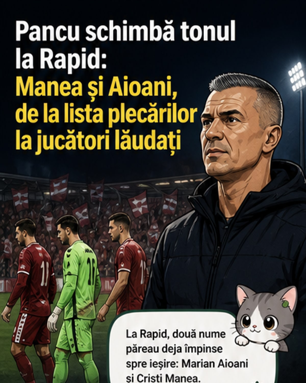 Pancone spune altceva despre Aioani și Manea