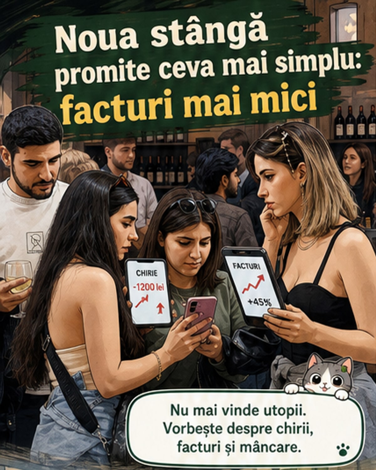 Stânga renunță la utopii, vrea facturi mai mici