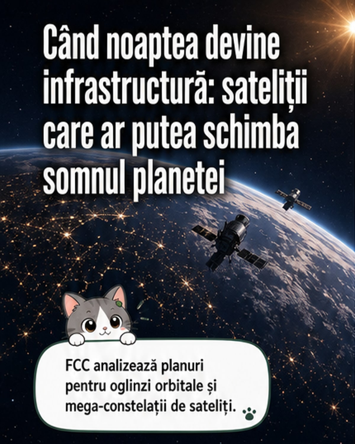 Oglinzi în spațiu, noaptea în pericol