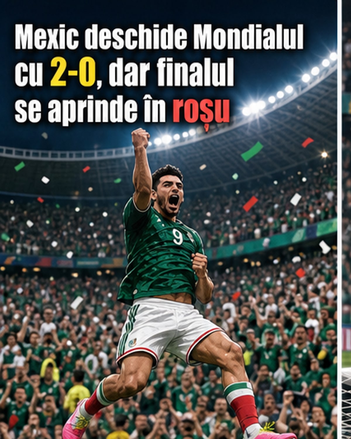 Mexic - Africa de Sud 2-0: început cu foc