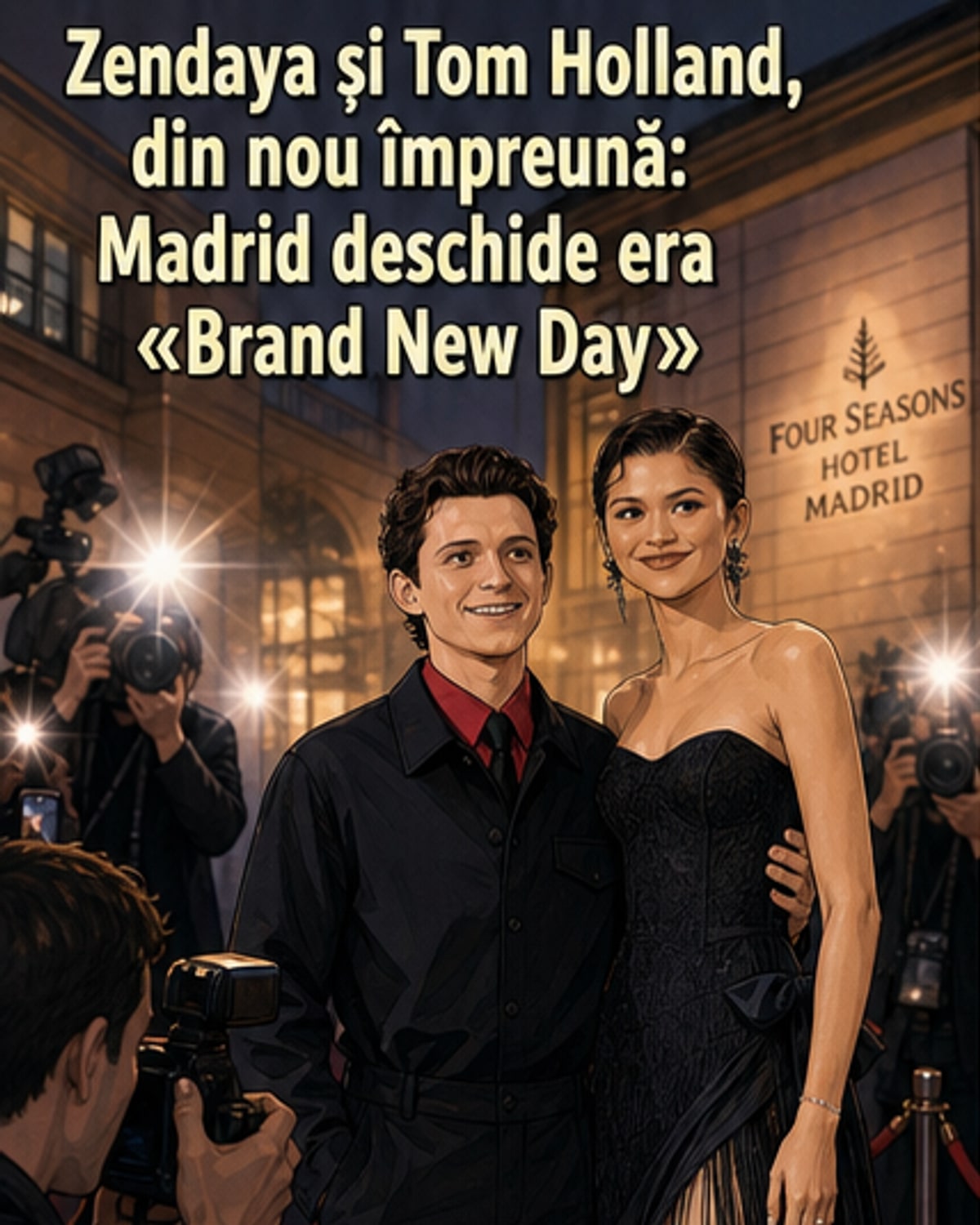 Zendaya și Tom Holland, împreună pe covorul roșu