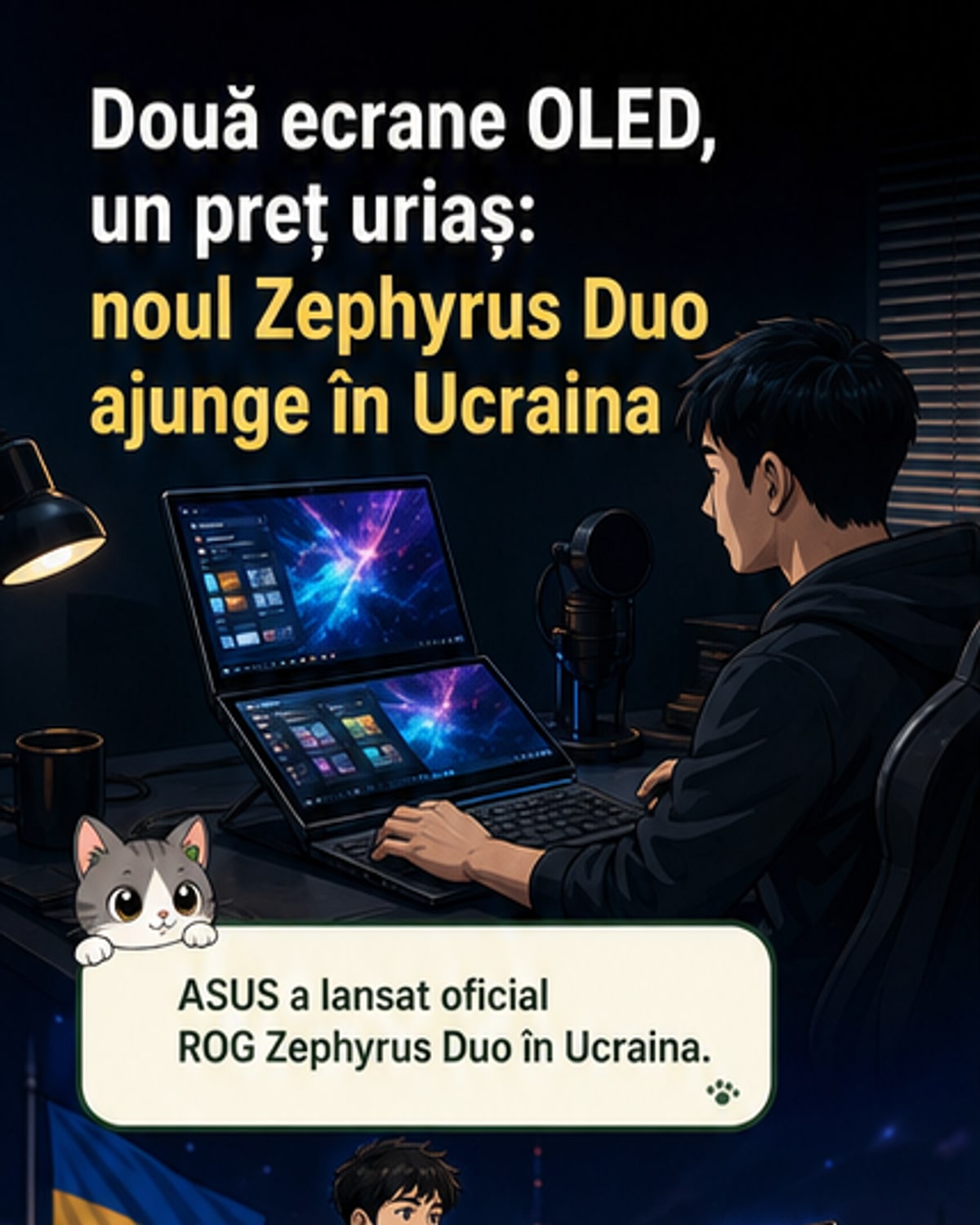 ASUS lansează laptopul cu două ecrane