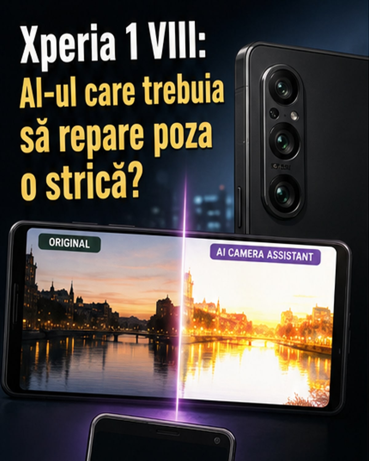 Sony a postat poze AI care strică imaginile