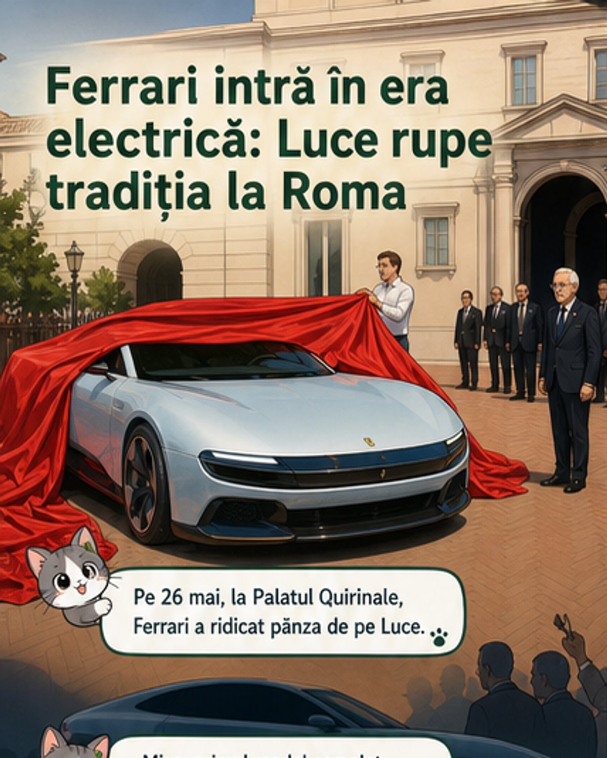 Ferrari lansează primul supercar electric