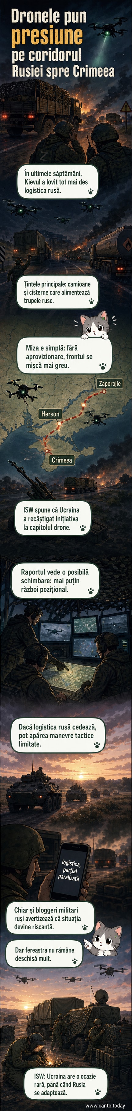 Soldați ruși trag cu arme antiaeriene asupra unei drone ucrainene într-o zonă agricolă din regiunea Zaporojie.