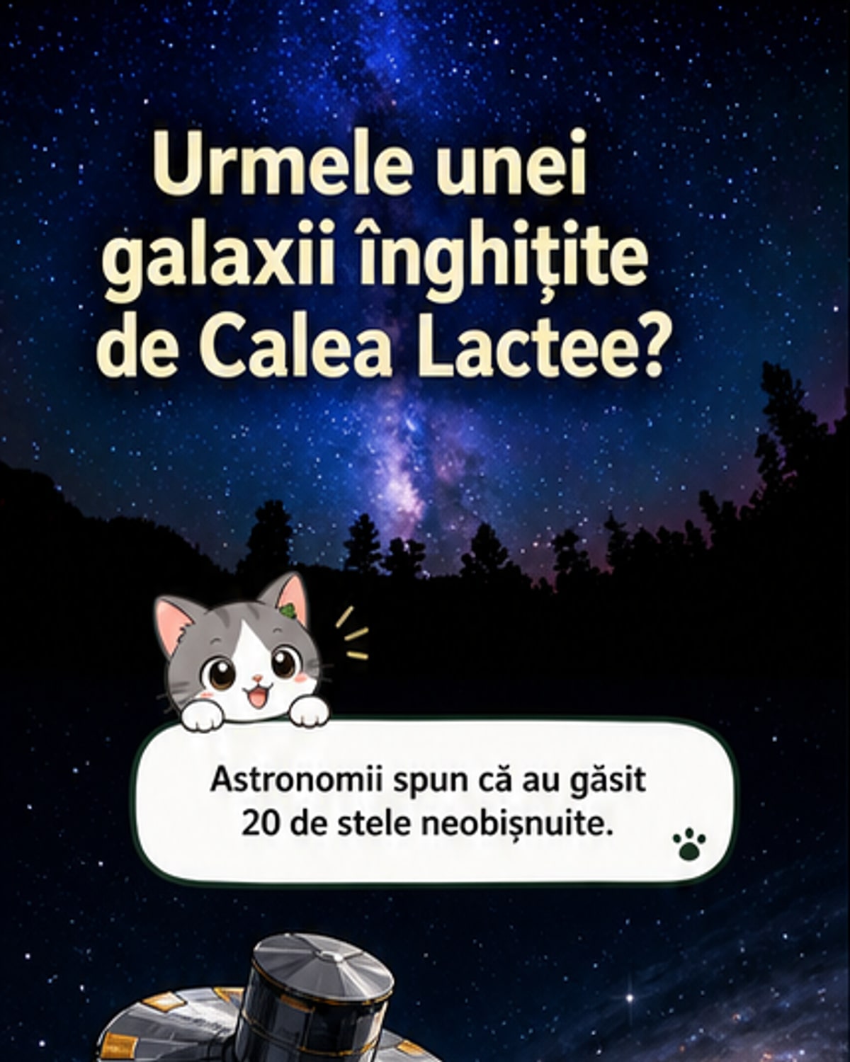 Calea Lactee a înghițit o galaxie întreagă